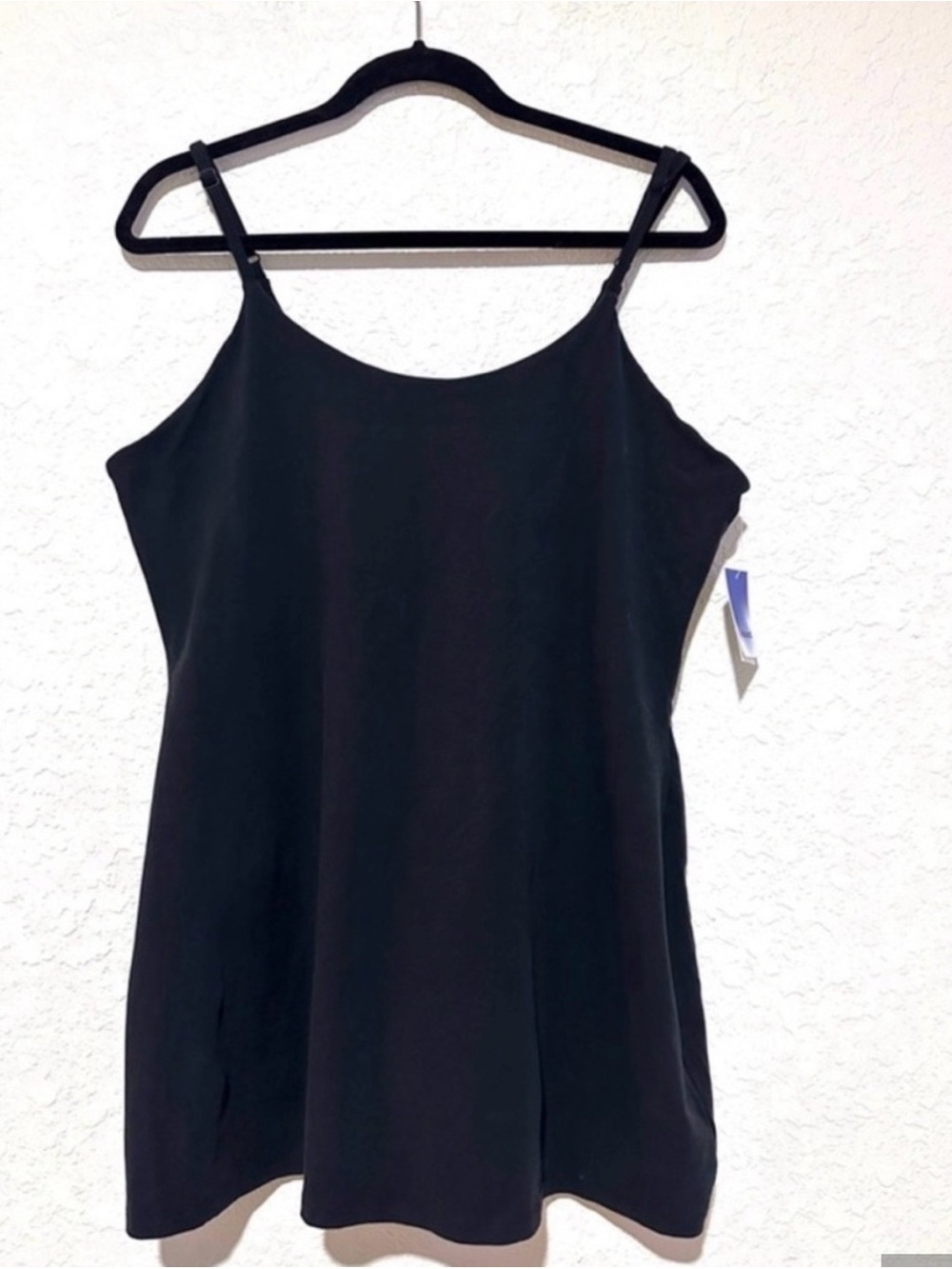 Abound Black Tank Romper Dress Size X-Large NWT Cute Casual